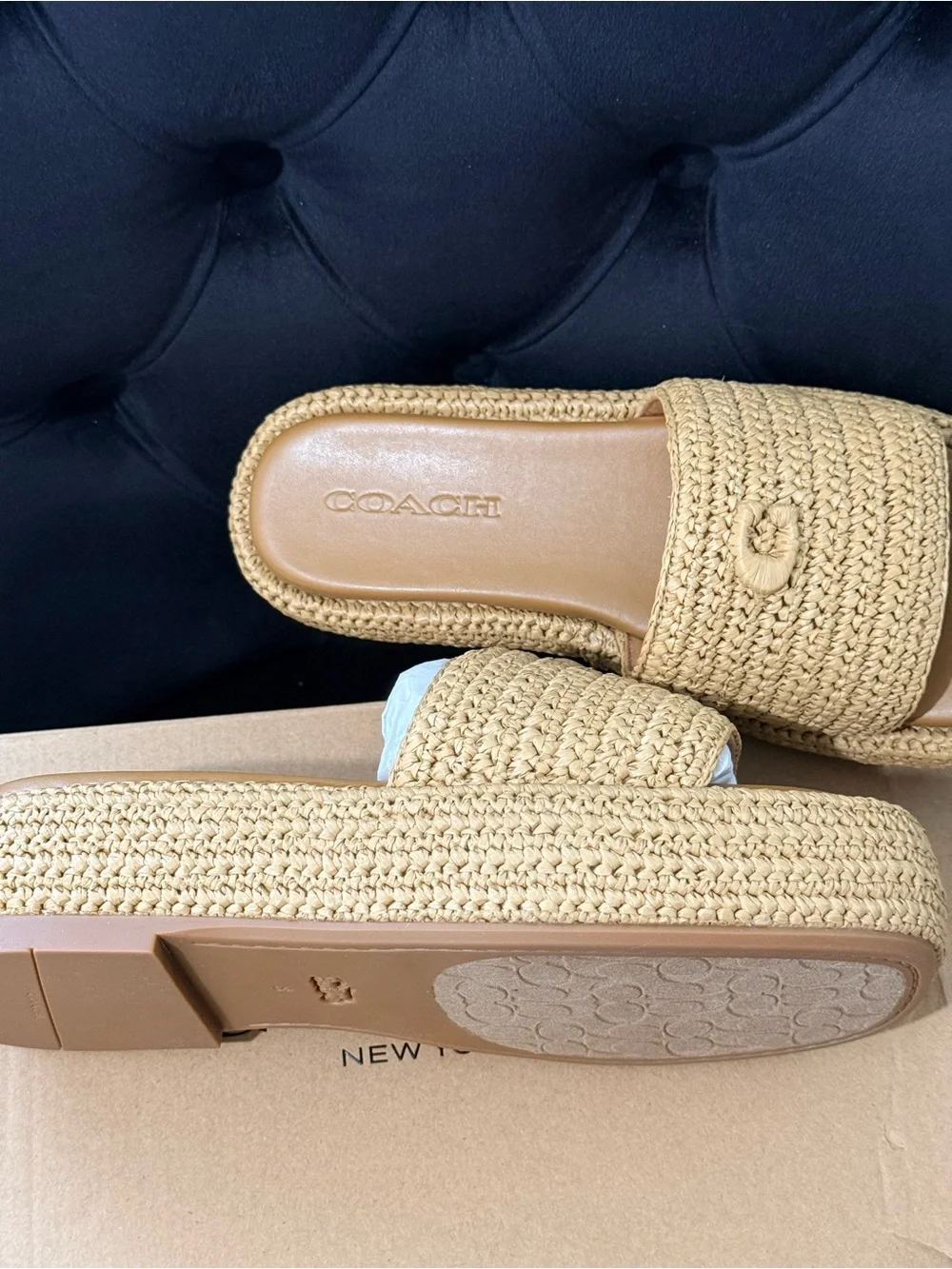 Coach chunky woven